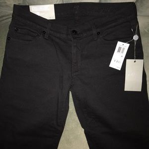 New! 7 For All Mankind Black Jeans